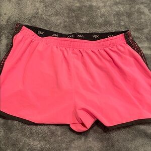 VSX Pink Athletic Shorts with Elastic Waistband